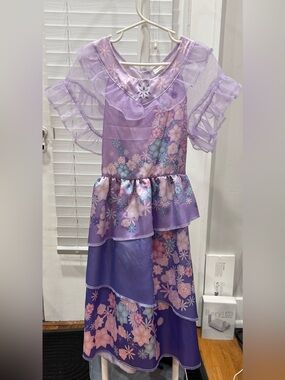 Encanto Isabella Dress Costume Halloween Size 4 - 6X.